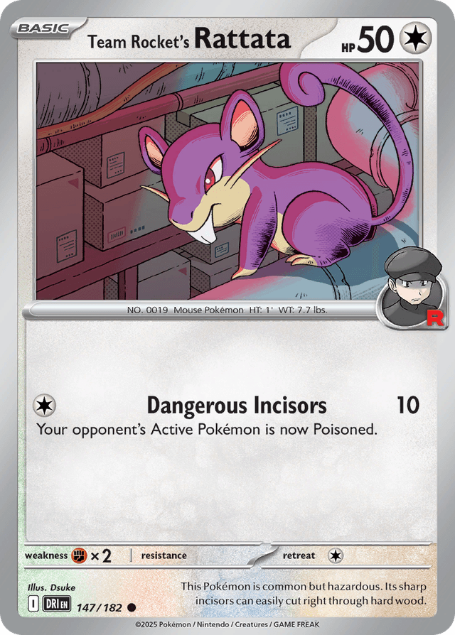 Team Rocket's Rattata SV10-147