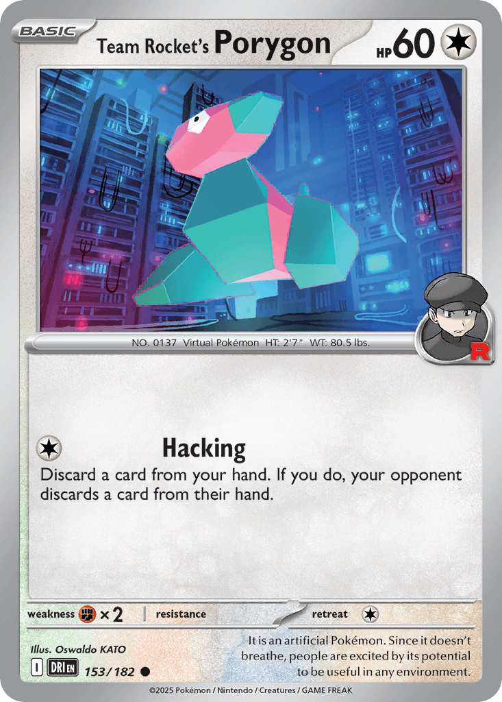 Team Rocket's Porygon SV10-153
