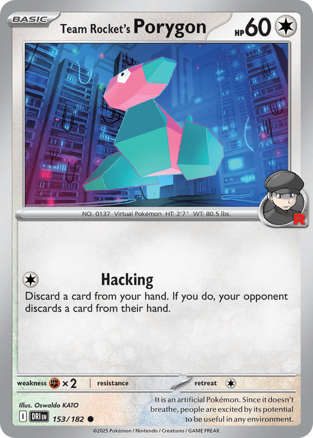 Team Rocket's Porygon SV10-153