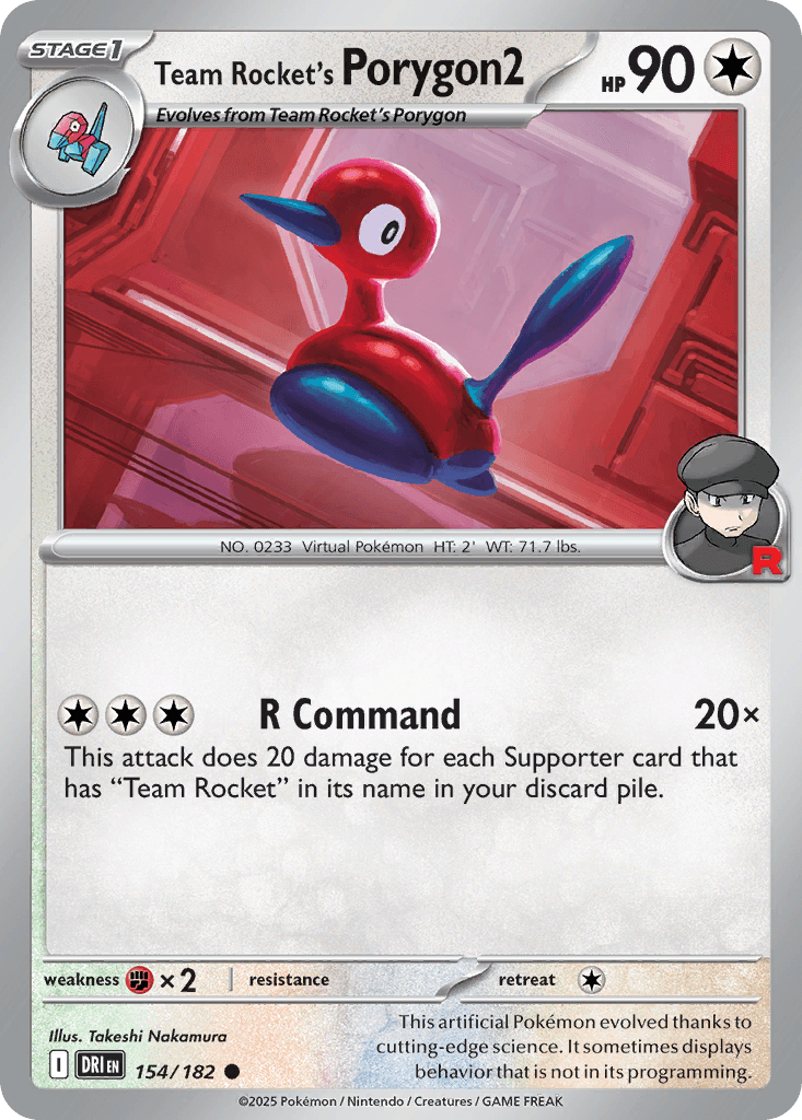 Team Rocket's Porygon2 SV10-154