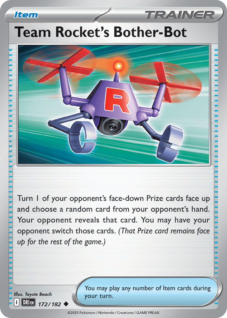 Team Rocket's Bother-Bot SV10-172