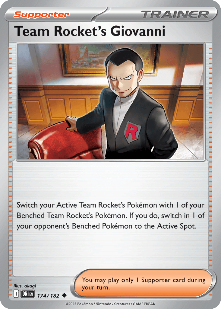 Team Rocket's Giovanni SV10-174