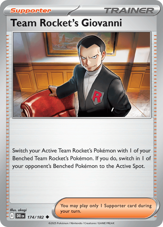 Team Rocket's Giovanni SV10-174