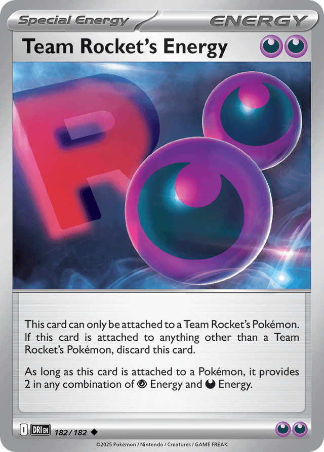 Team Rocket's Energy SV10-182