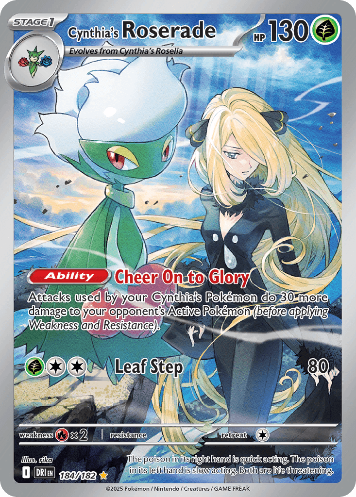 Cynthia's Roserade SV10-184