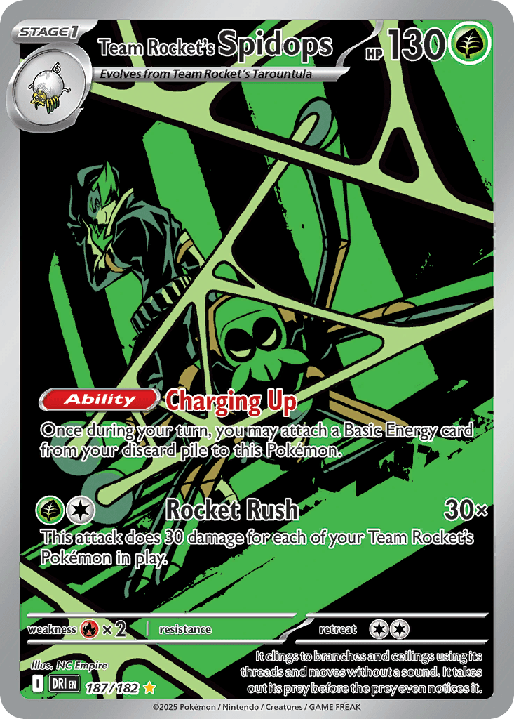 Team Rocket's Spidops SV10-187