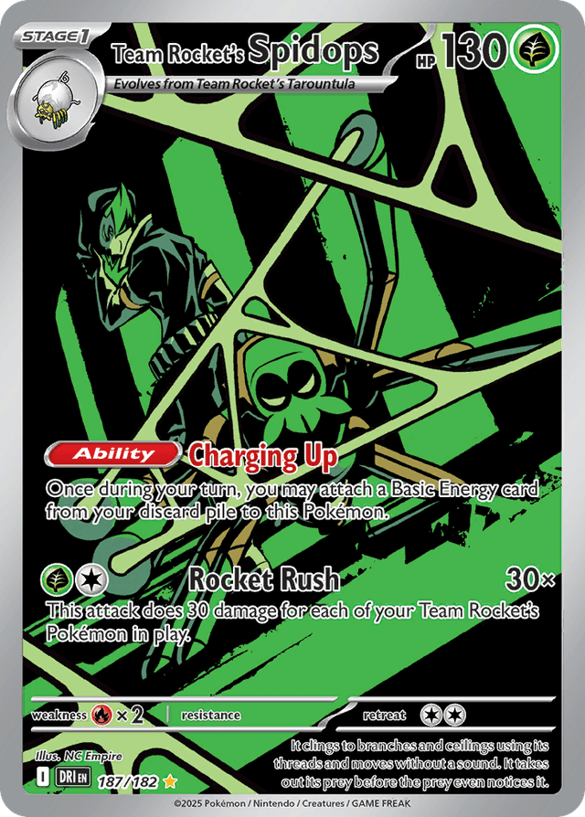 Team Rocket's Spidops SV10-187