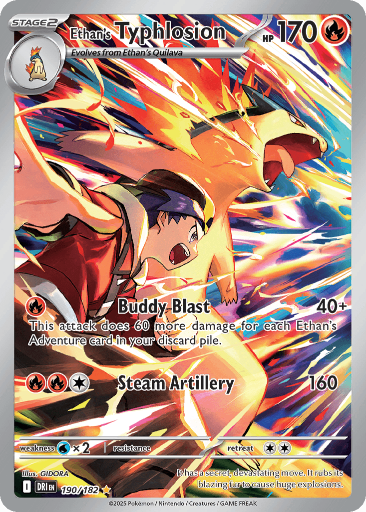 Ethan's Typhlosion SV10-190