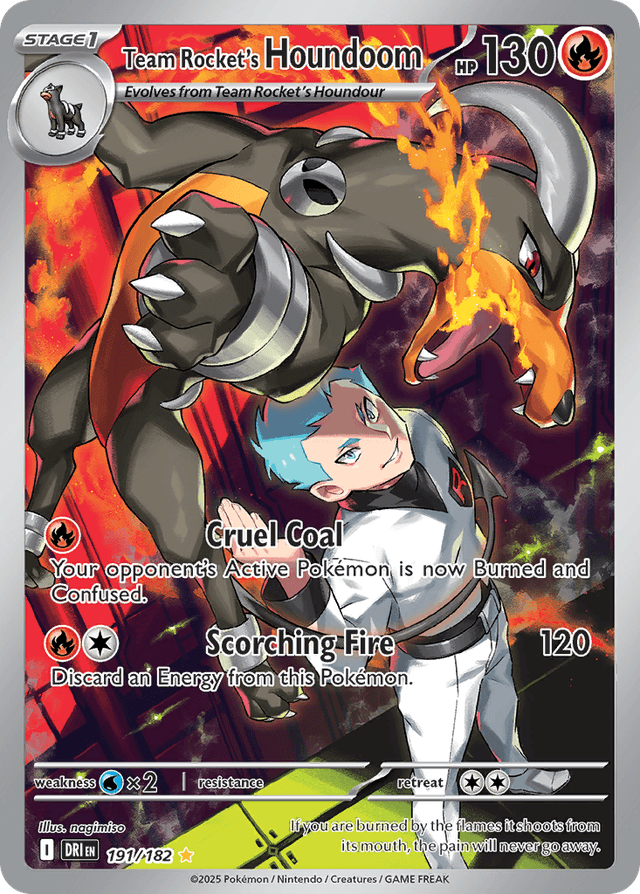 Team Rocket's Houndoom SV10-191
