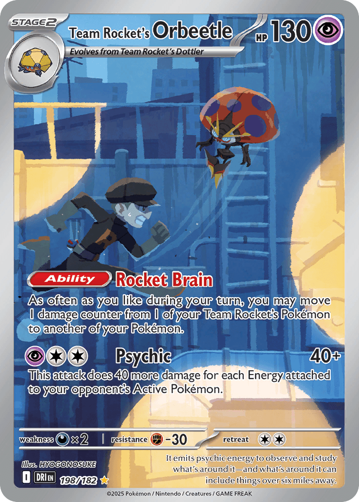 Team Rocket's Orbeetle SV10-198