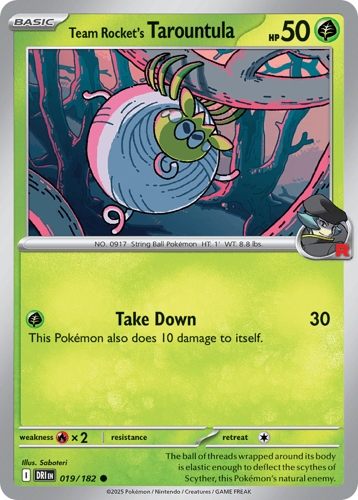 Team Rocket's Tarountula SV10-19