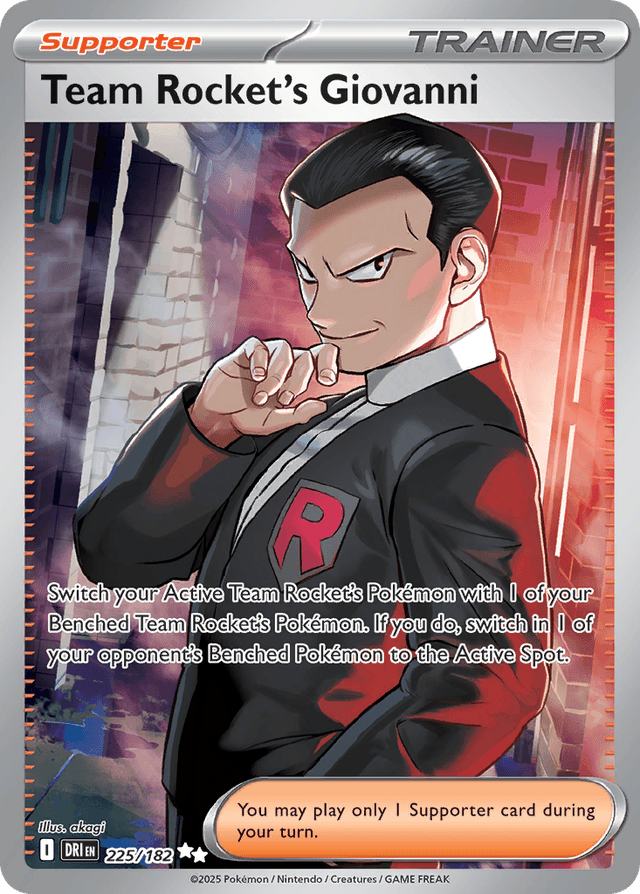 Team Rocket's Giovanni SV10-225