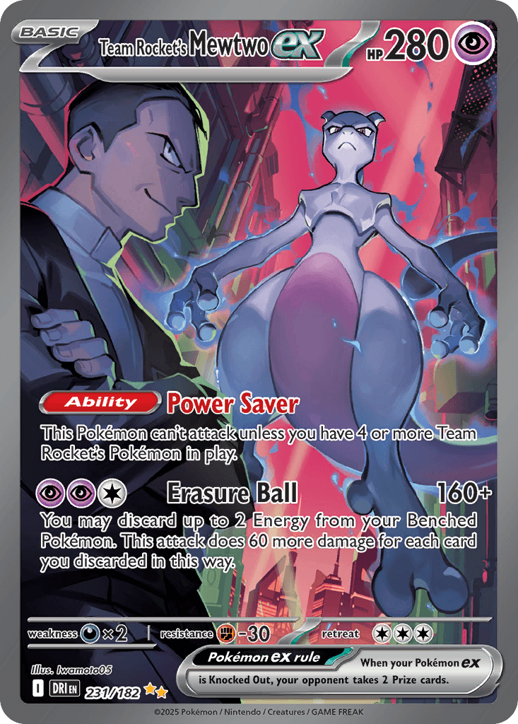 Team Rocket's Mewtwo ex SV10-231