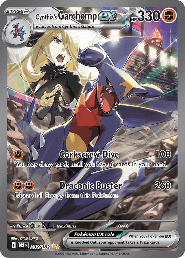 Cynthia's Garchomp ex SV10-232