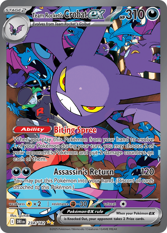 Team Rocket's Crobat ex SV10-234