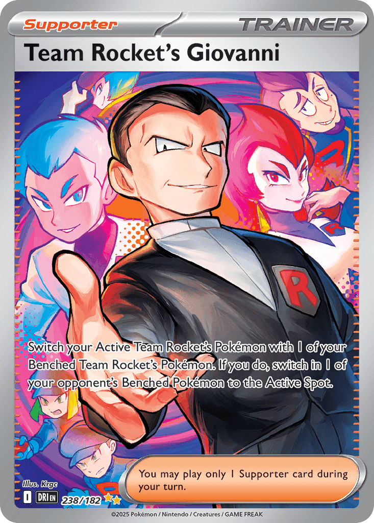 Team Rocket's Giovanni SV10-238