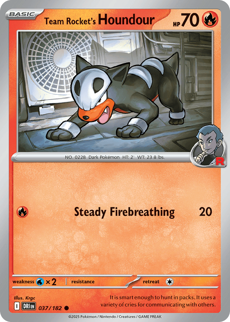 Team Rocket's Houndour SV10-37