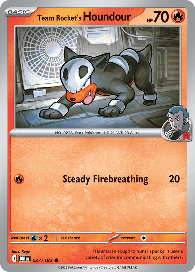 Team Rocket's Houndour SV10-37