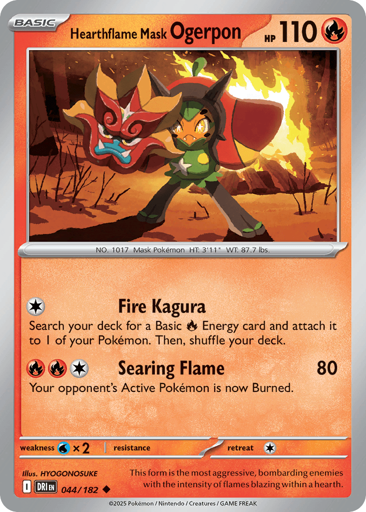 Hearthflame Mask Ogerpon SV10-44