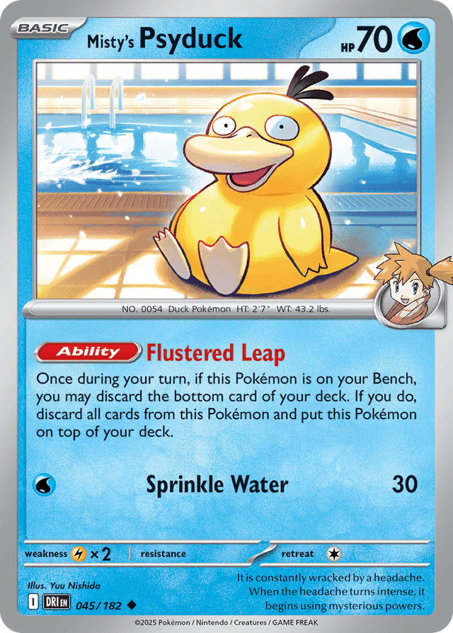 Misty's Psyduck SV10-45