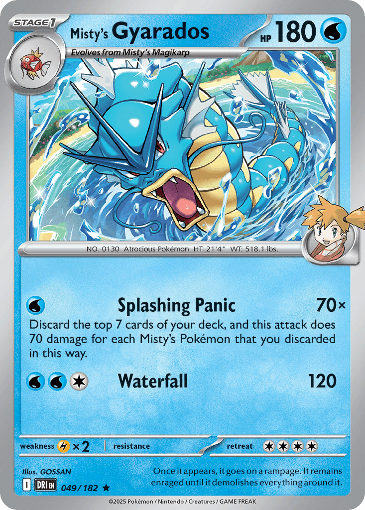 Misty's Gyarados SV10-49