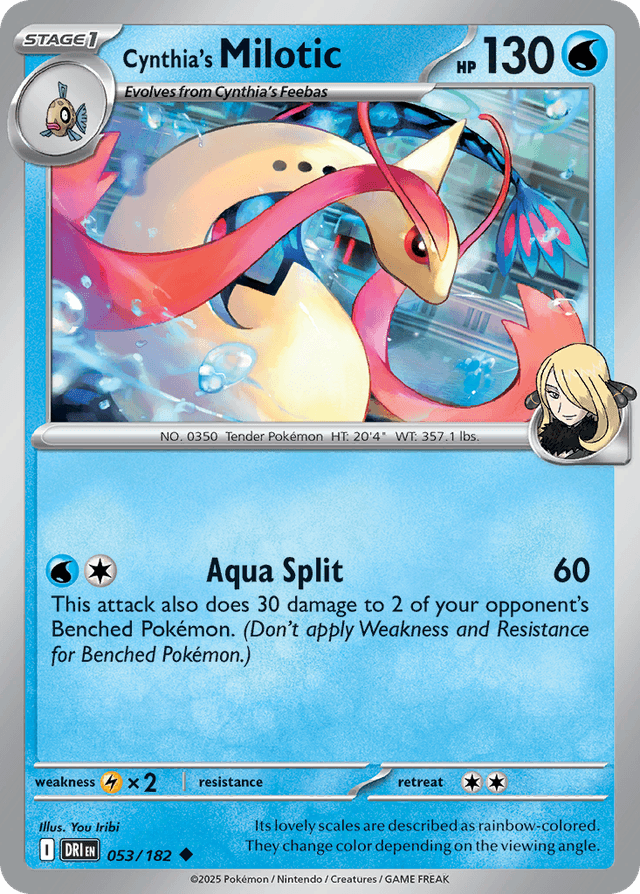 Cynthia's Milotic SV10-53