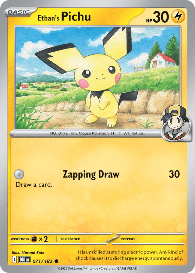 Ethan's Pichu SV10-71