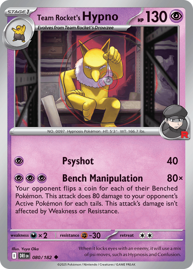 Team Rocket's Hypno SV10-80