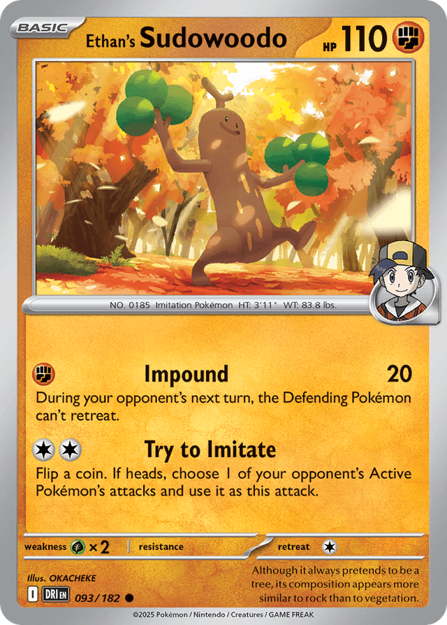 Ethan's Sudowoodo SV10-93