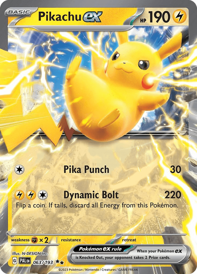 Pikachu ex SV2-63