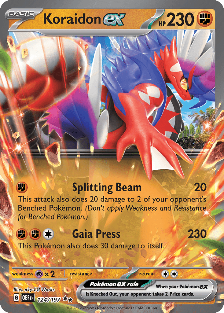 Koraidon ex SV3-124
