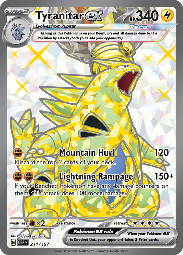 Tyranitar ex SV3-211