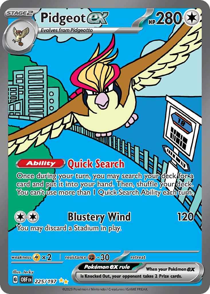 Pidgeot ex SV3-225