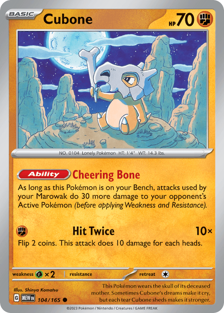 Cubone SV3PT5-104
