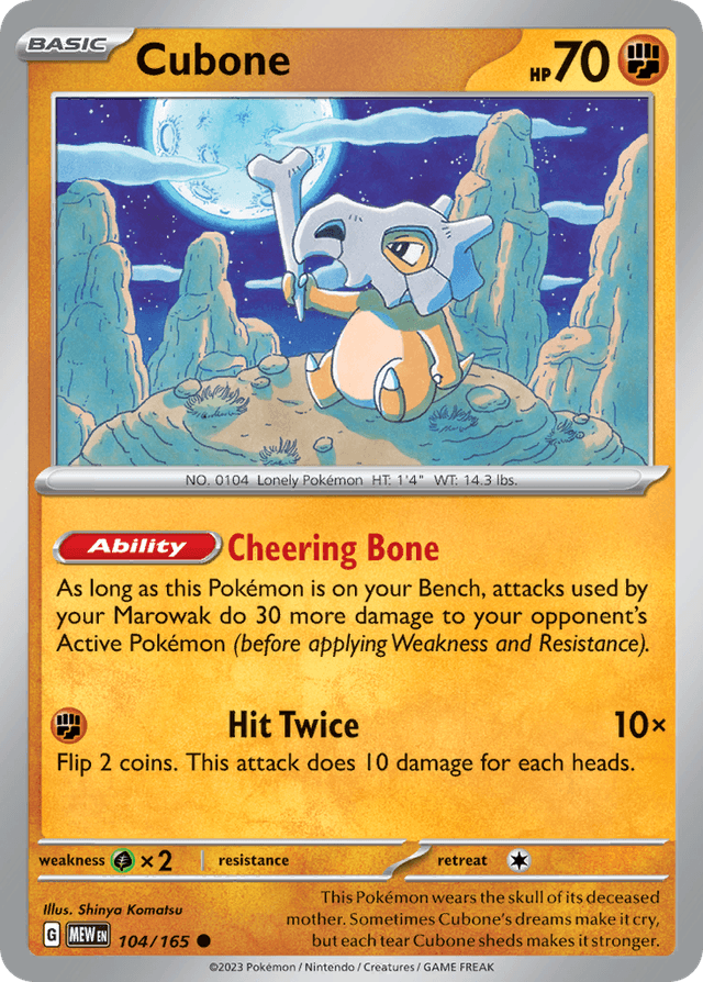 Cubone SV3PT5-104