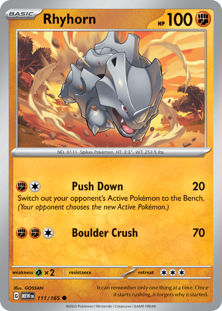 Rhyhorn SV3PT5-111