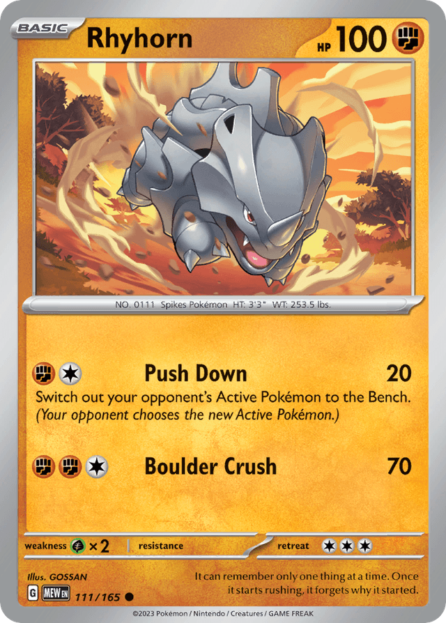 Rhyhorn SV3PT5-111
