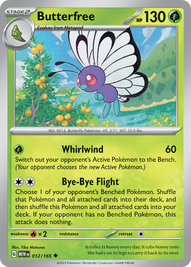 Butterfree SV3PT5-12