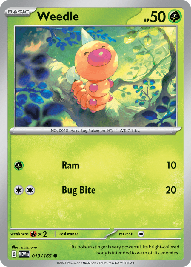 Weedle SV3PT5-13