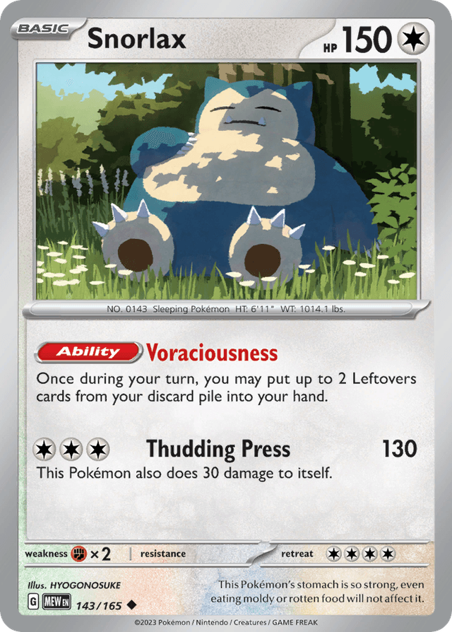 Snorlax SV3PT5-143