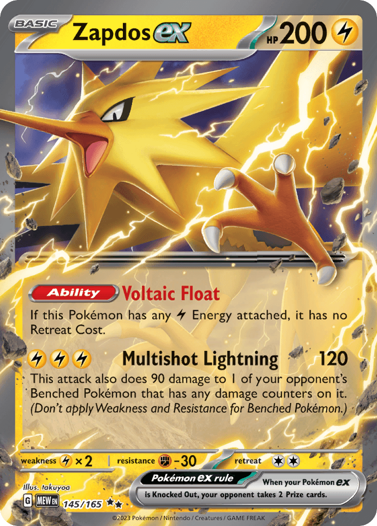 Zapdos ex SV3PT5-145