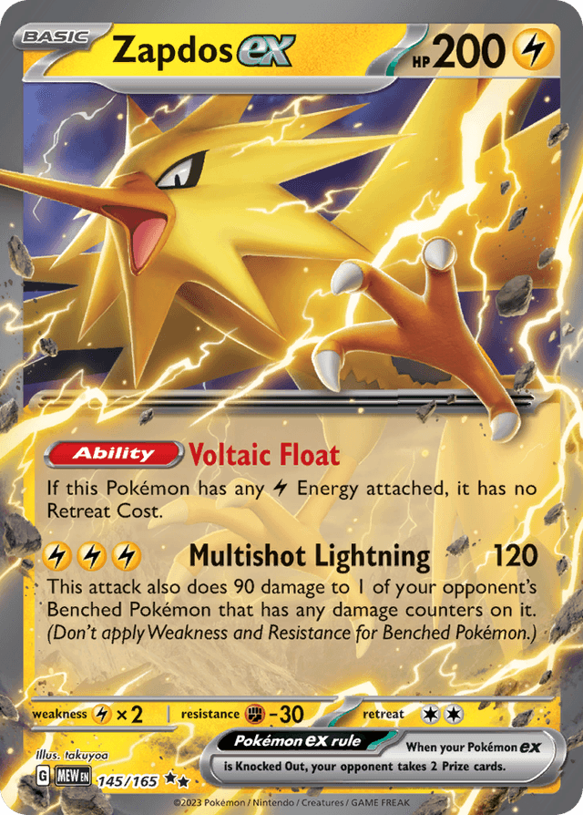 Zapdos ex SV3PT5-145