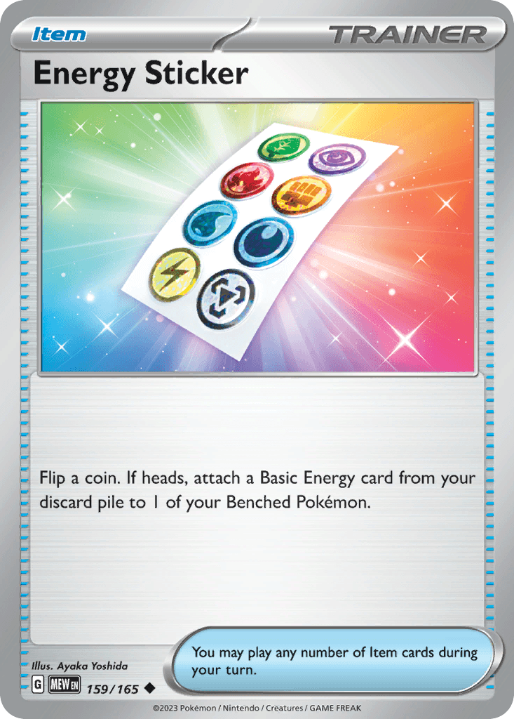 Energy Sticker SV3PT5-159