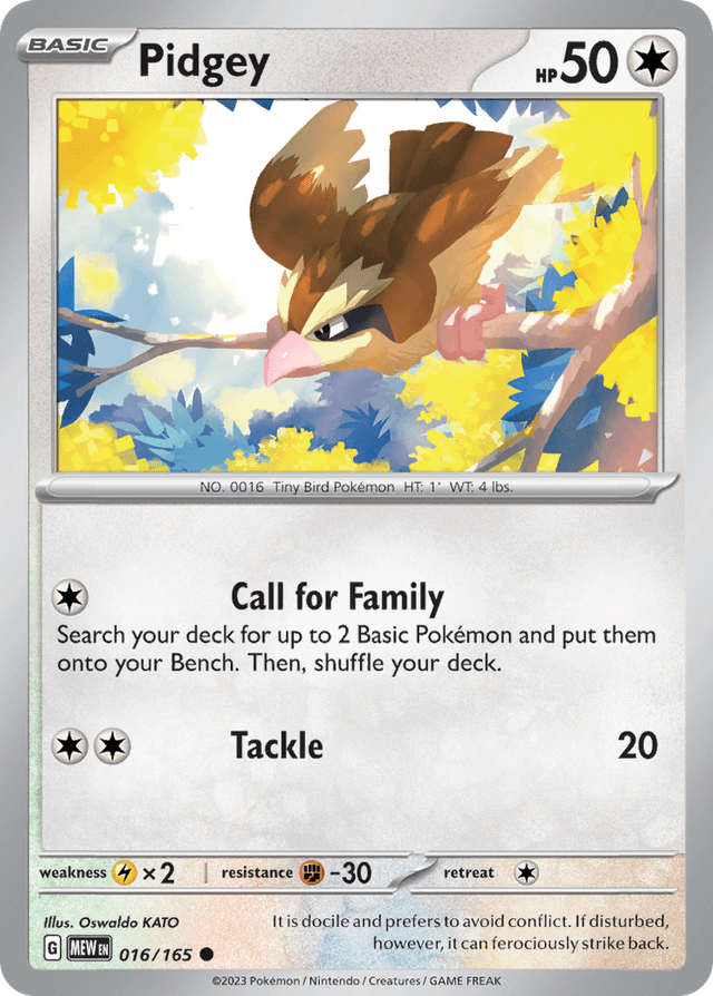 Pidgey SV3PT5-16