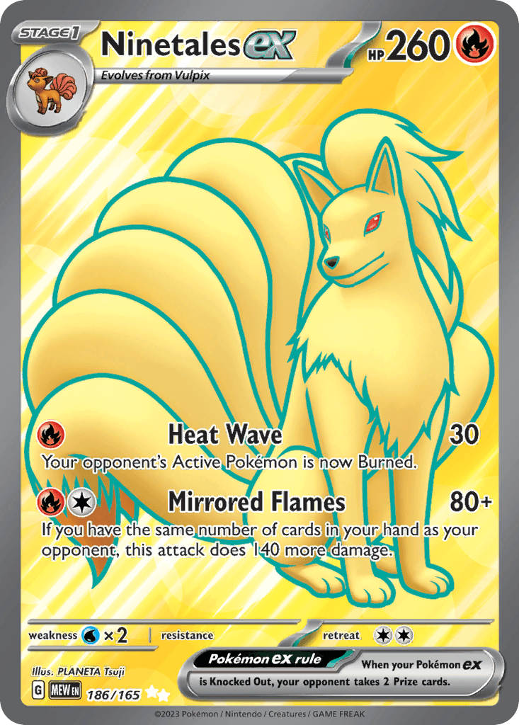 Ninetales ex SV3PT5-186