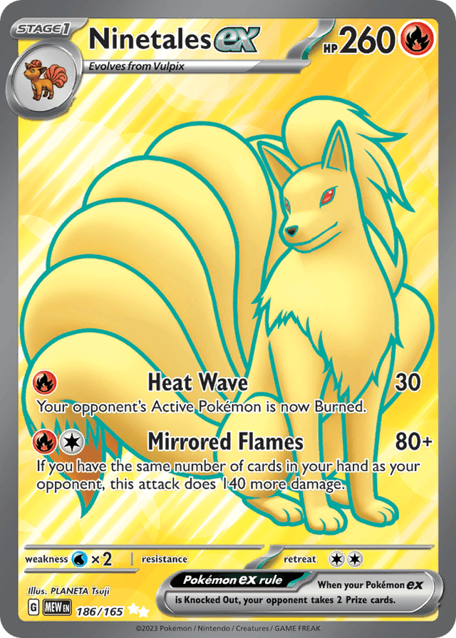 Ninetales ex SV3PT5-186