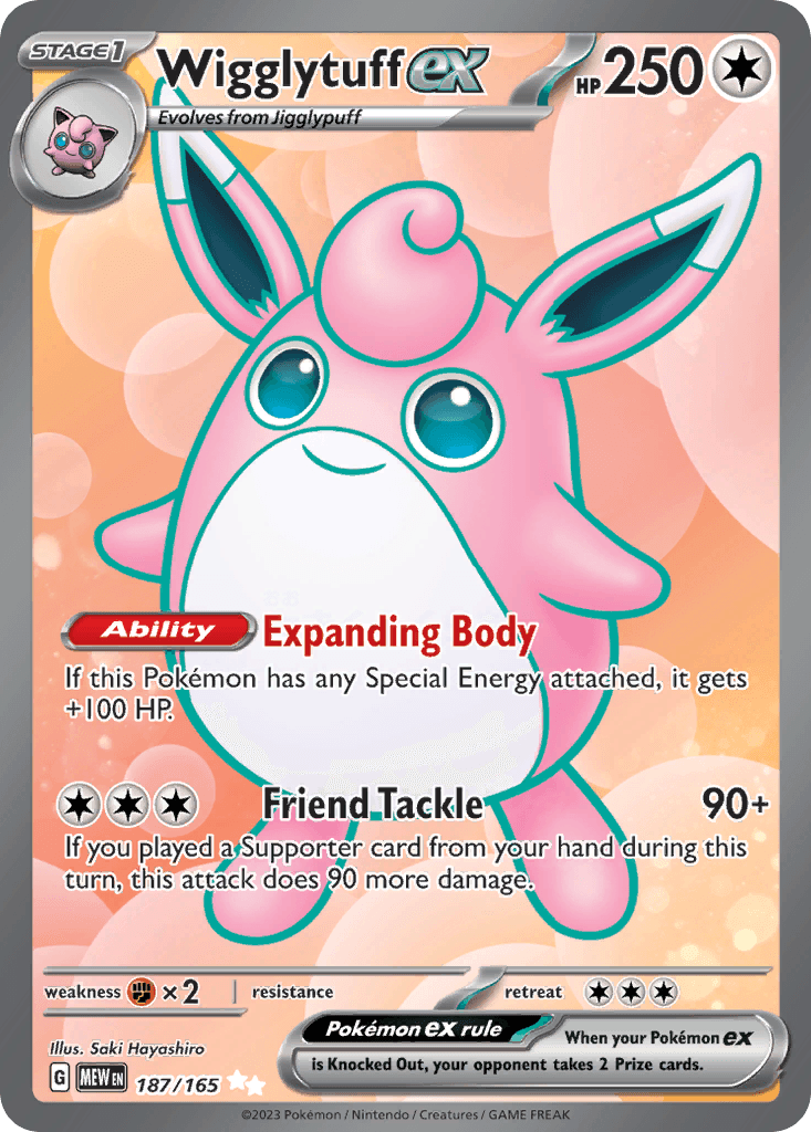 Wigglytuff ex SV3PT5-187