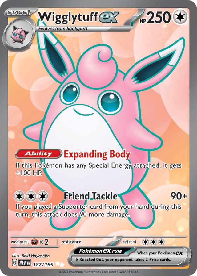 Wigglytuff ex SV3PT5-187