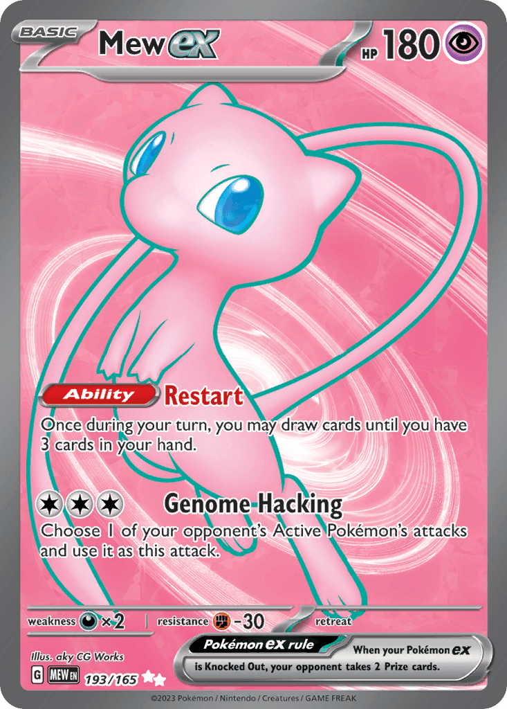 Mew ex SV3PT5-193