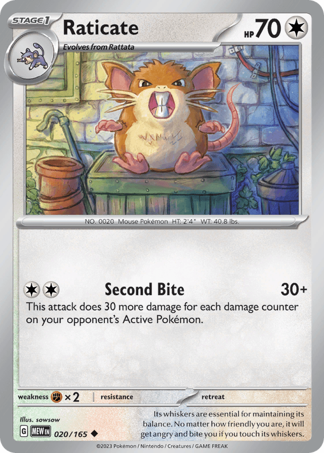 Raticate SV3PT5-20